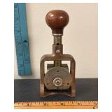 Vintage Bates Numbering Machine