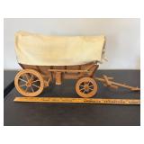 Vintage Wooden Stagecoach Wagin Lamp