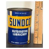 Vintage Sunoco Automotive Lubricant Can