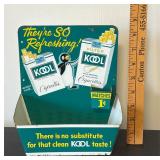Vintage Tin Kool Cigarette Display