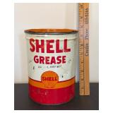 Vintage Shell Grease Can