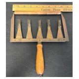 Vintage Brass Music Staff Chalk Tool