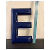 Porcelain Enamel Letter E