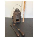 Antique Tinsmith Stove and Soldering Irons