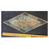 Vintage Northern Ohio Food Terminal Metal Sign