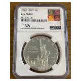 1986 S GEM PROOF Silver Liberty Dollar