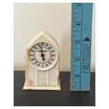 1930s Bakelite Ivory Swirl Thermoclock