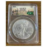 2026 CAC MS70 Silver Eagle