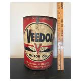 Vintage Veedol Motor Oil Can