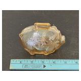 Ohio Oil Company Marigold Carnival Glass Bank