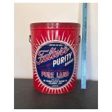 Vintage Falter's Purity Brand 50 lb Lard Tin