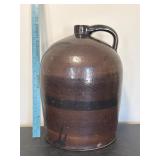 Antique Brown Salt-Glaze Stoneware Jug