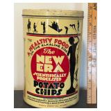 Vintage Nicolay Dancey Potato Chip Can