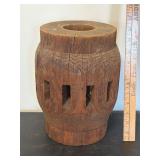 Antique Wooden Wagon Wheel Hub