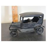 Vintage Ford Model T Cast Iron Toy Car