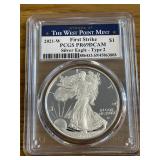 2021 W PCGS PR69DCAM Silver Eagle