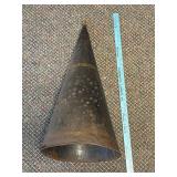 Vintage Black and Gold Phonograph Horn