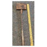 Antique Wooden Bung Starter Mallet