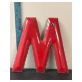 Porcelain Enamel Letter M/W