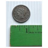 1853 US 'Braided Hair' Large Cent