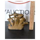 Vintage 'Old Ironsides' Cast Iron Bookend