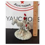 Vintage Art Mark Ceramic Chickens