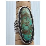 Sterling Navajo Ring Size 8