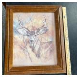 Framed Deer Print