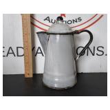Vintage Enamelware Coffee Pot