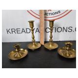 Brass Candlestick Holders