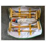 Vintage Wooden Croquet Set
