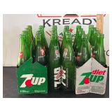 Vintage 7up Bottles