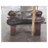 Vintage Camel Saddle Stool
