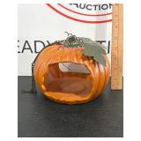 Ceramic Pumpkin Candle Holder