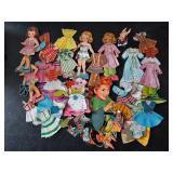 Vintage Lace On Paper Dolls