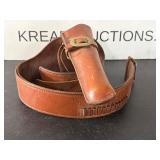 Leather Belt and Holster