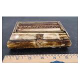 Vintage Camel Bone Trinket Box
