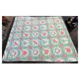 98ï¿½ x 84ï¿½ Vintage  Bed Cover and Pillow Cases