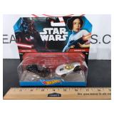 Hot Wheels Star Wars Cars Darth Vader & Leia