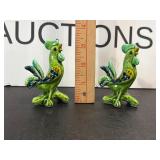 Vintage Ceramic Hand Painted Roosters