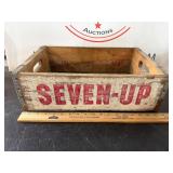 Vintage Wooden 7up Crate