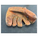 Vintage Leather Baseball Glove