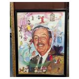 Walt Disney Framed Tribute Poster To Walt Disney