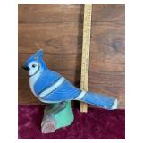 Blue Jay Garden Statue