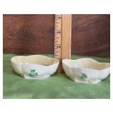 Belleek Porcelain Salt Cellars