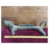 Cast Iron Dachshund Boot Scraper
