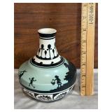 Japanese Art Deco Pottery Vase