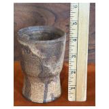 MCM Studio Art Pottery Ceramic Unglazed Cup