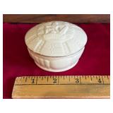 Belleek Lidded Trinket Dish