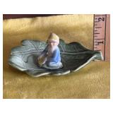 Shamrock Pottery Trinket Dish